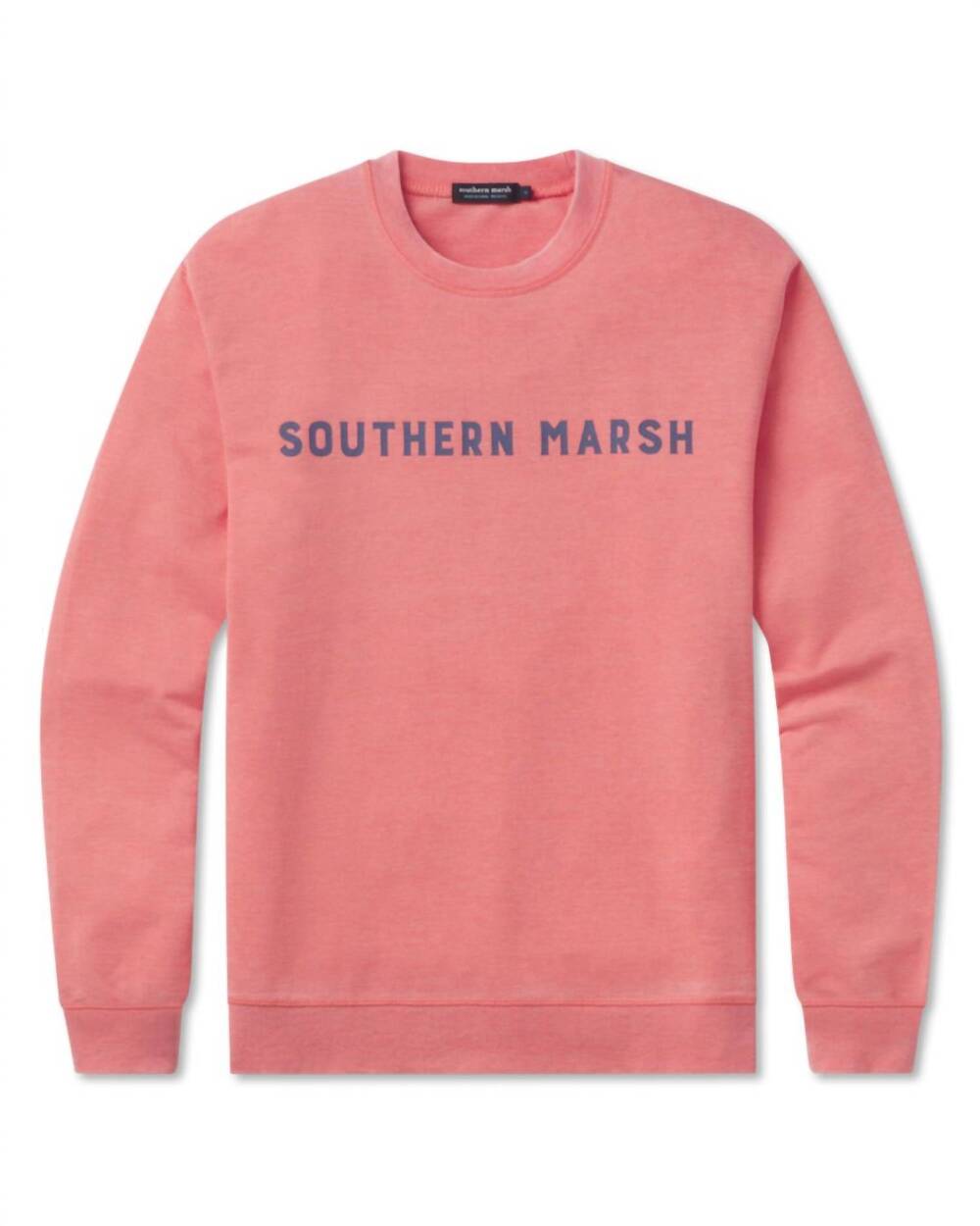 NEW SOUTHERN MARSH unisex - seawash sweatshirt in coral